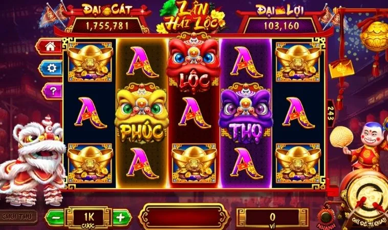 Các biểu tượng trong game Nổ Hũ Lân Hái Lộc 100Win