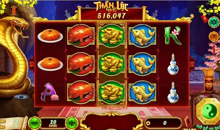 Giao diện chơi Nổ Hũ Xin Xăm 100Win